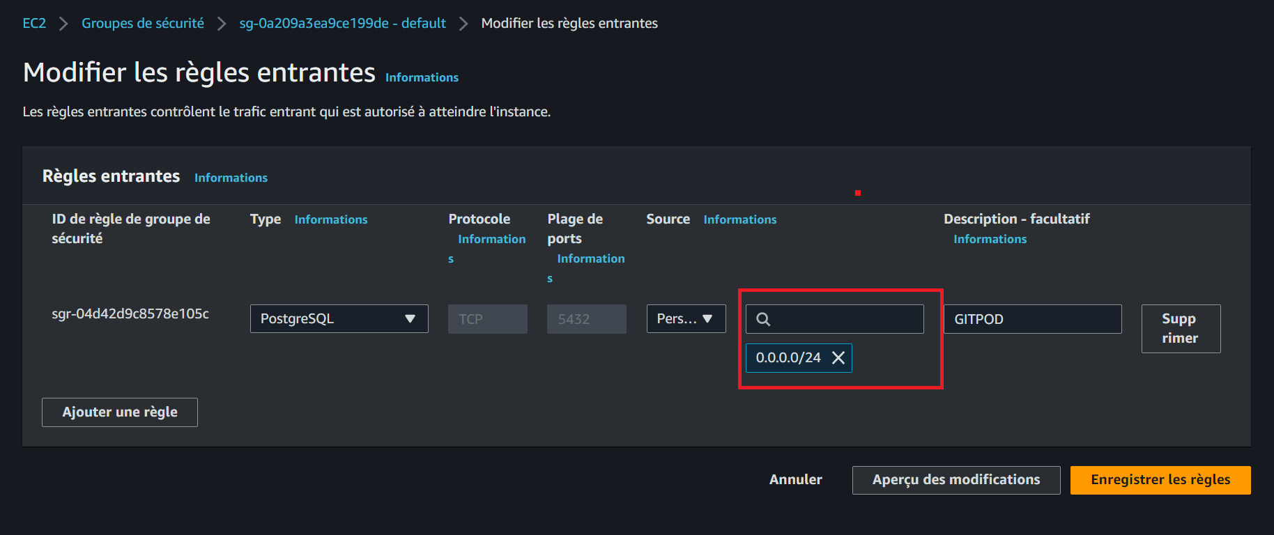 Testing Manually Changing the Inbound IP