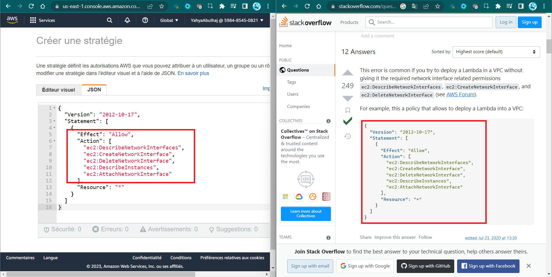 Create Policy JSON