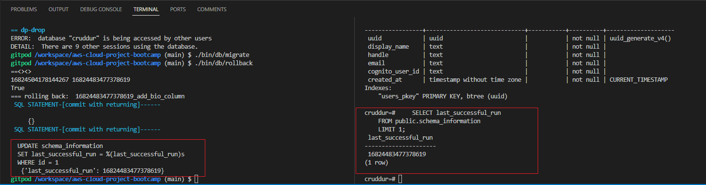 Profile Form Migrate Success