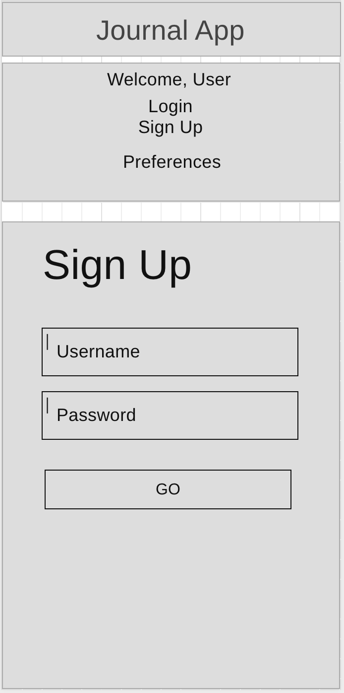 Mobile Sign Up