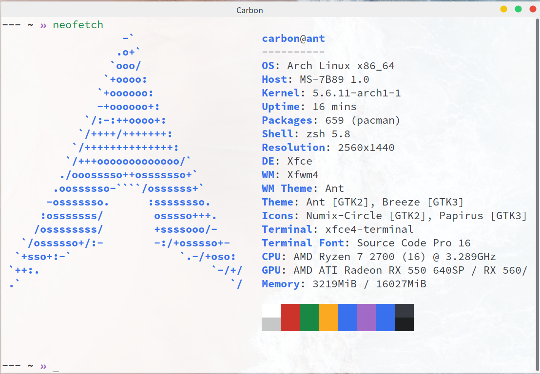 neofetch