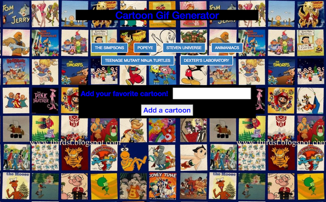 Cartoon Gif Generator