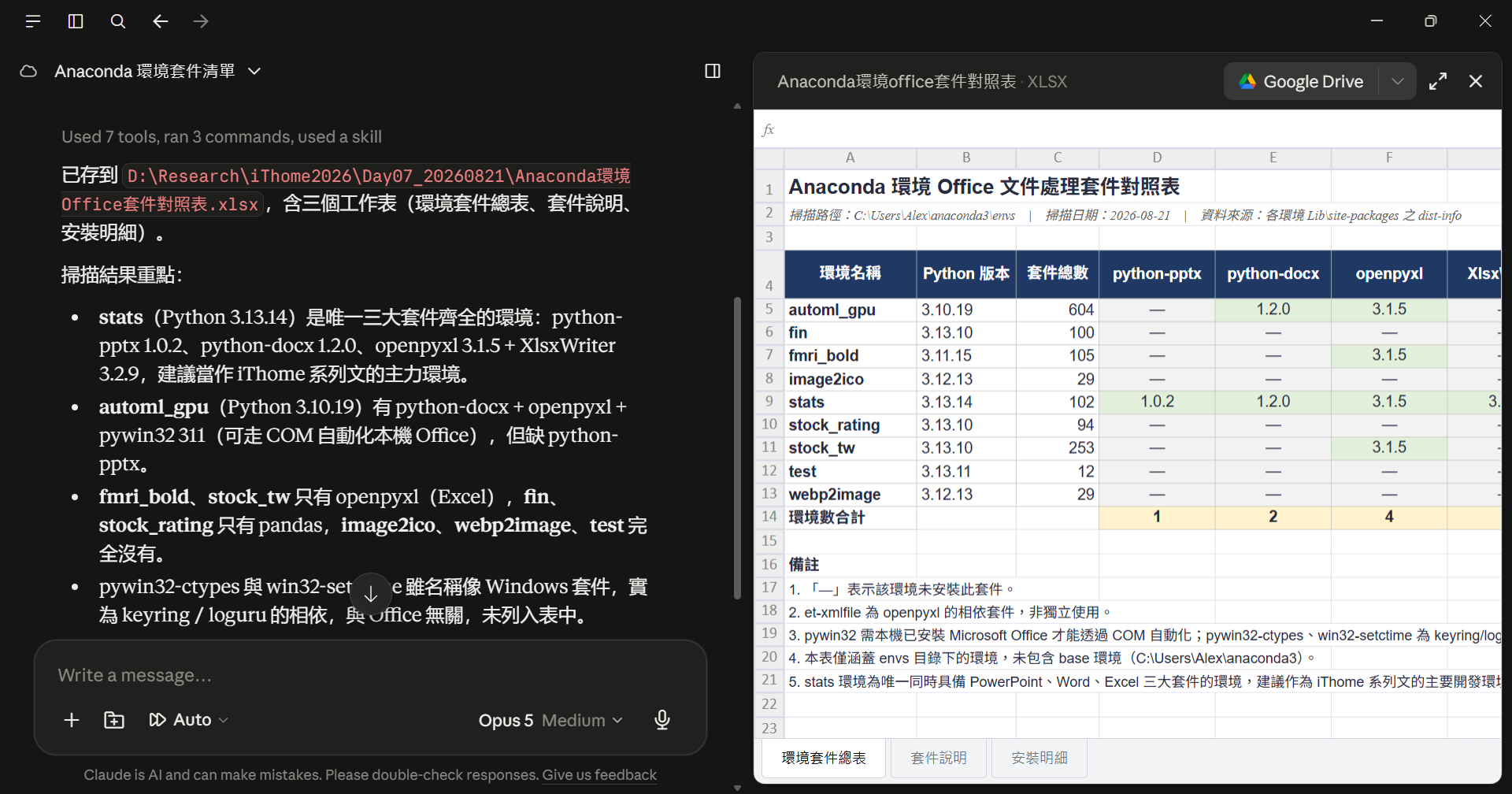 完成與說明