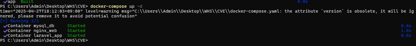 Exécution du conteneur Docker