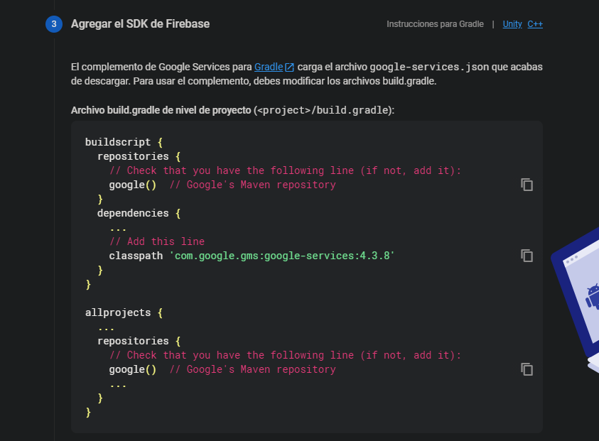 Firebase configuration screenshots 3