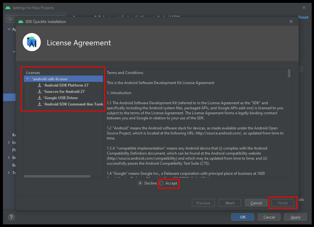 License Agreement | Accept Terms and Conditions