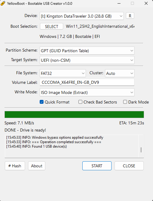 Windows 11 installation