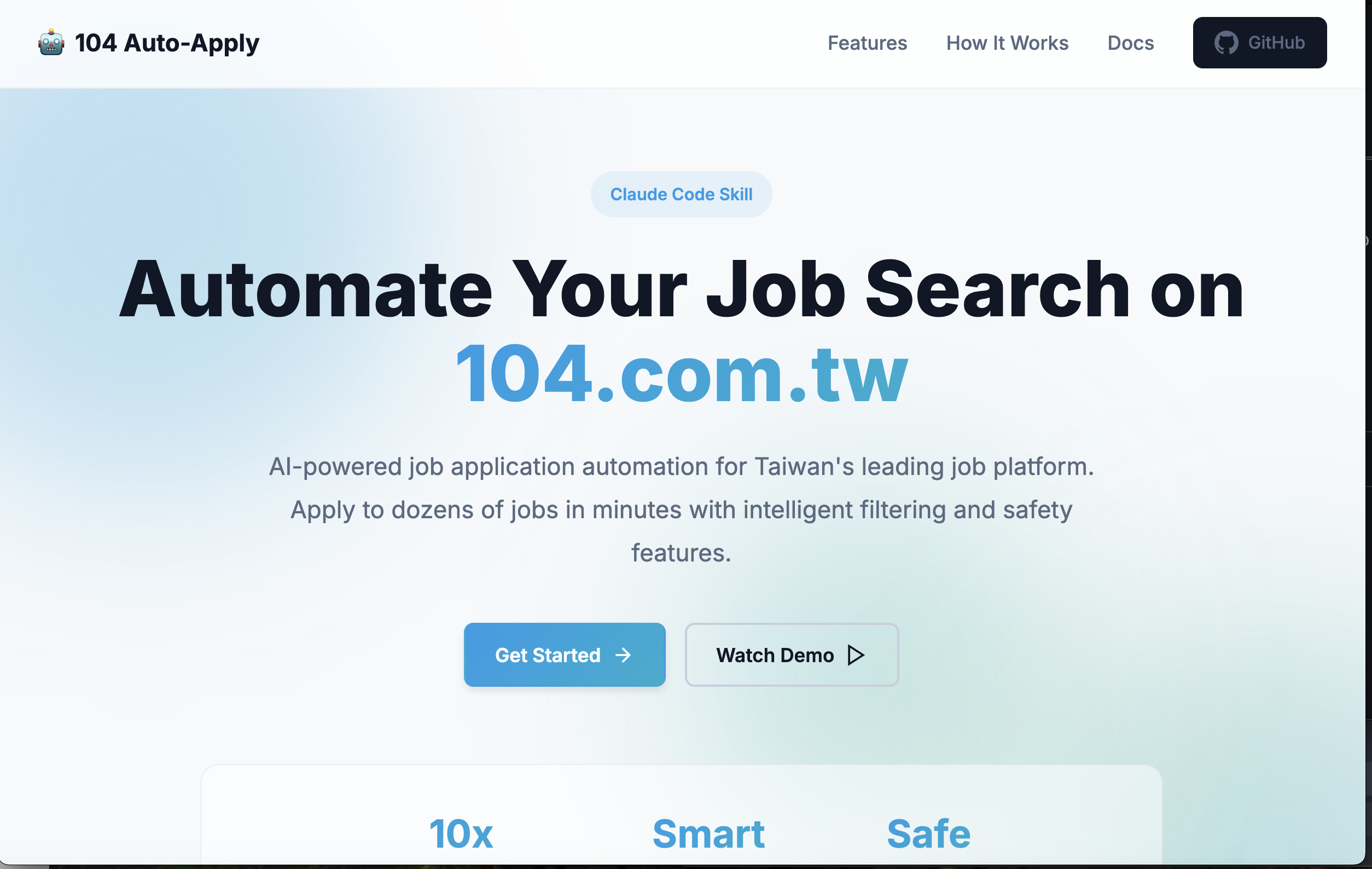 104 Auto-Apply Website