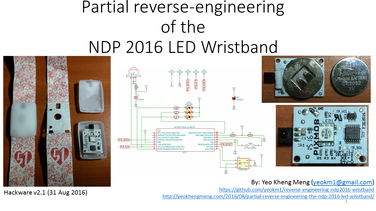 Reverse Engineering ndp2016 Wristband — image 1 from the project repository