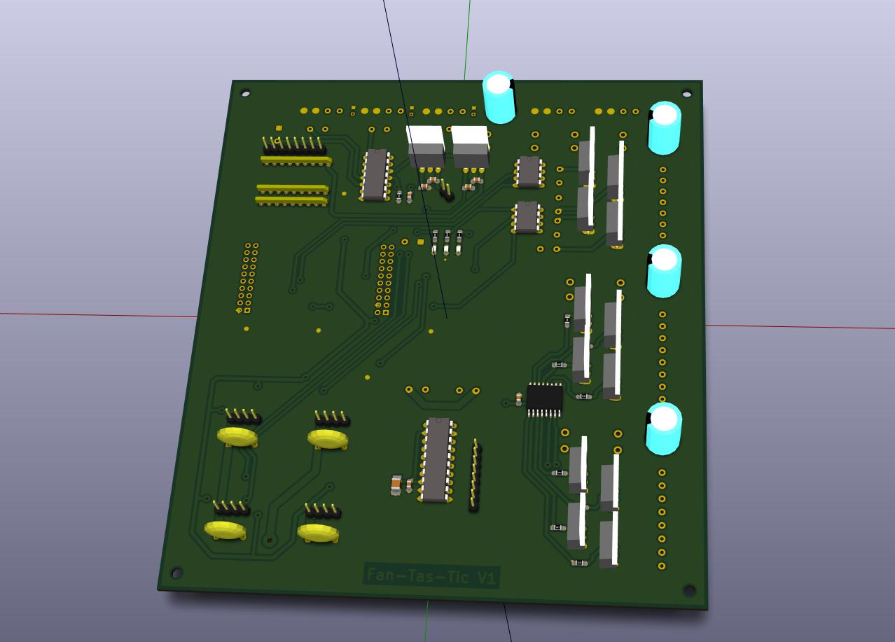 3D view of the Mainboard