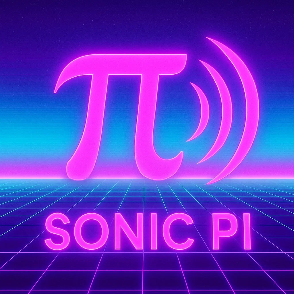 Vaporwave Sonic Pi logo