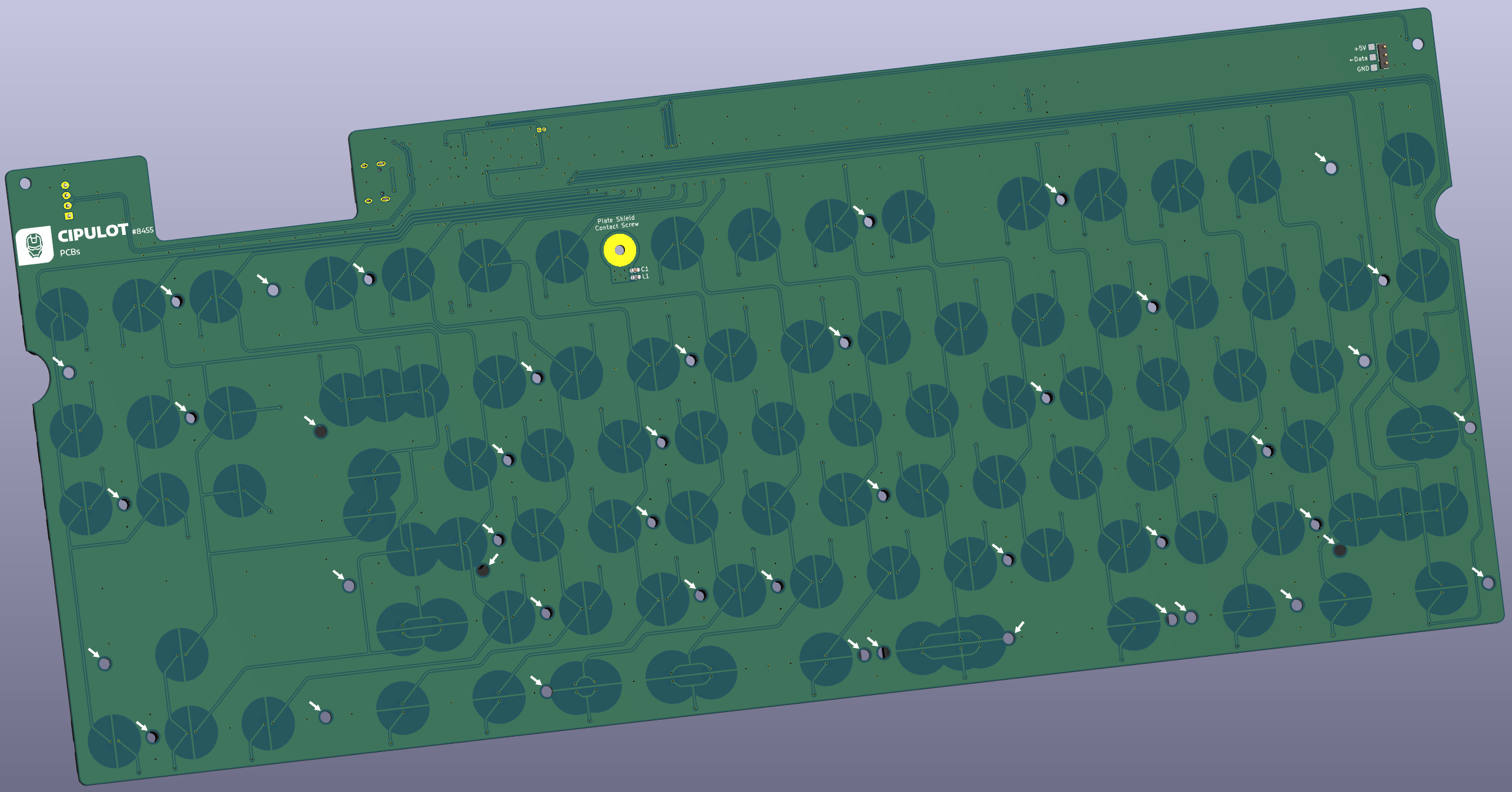 PCB Back Render
