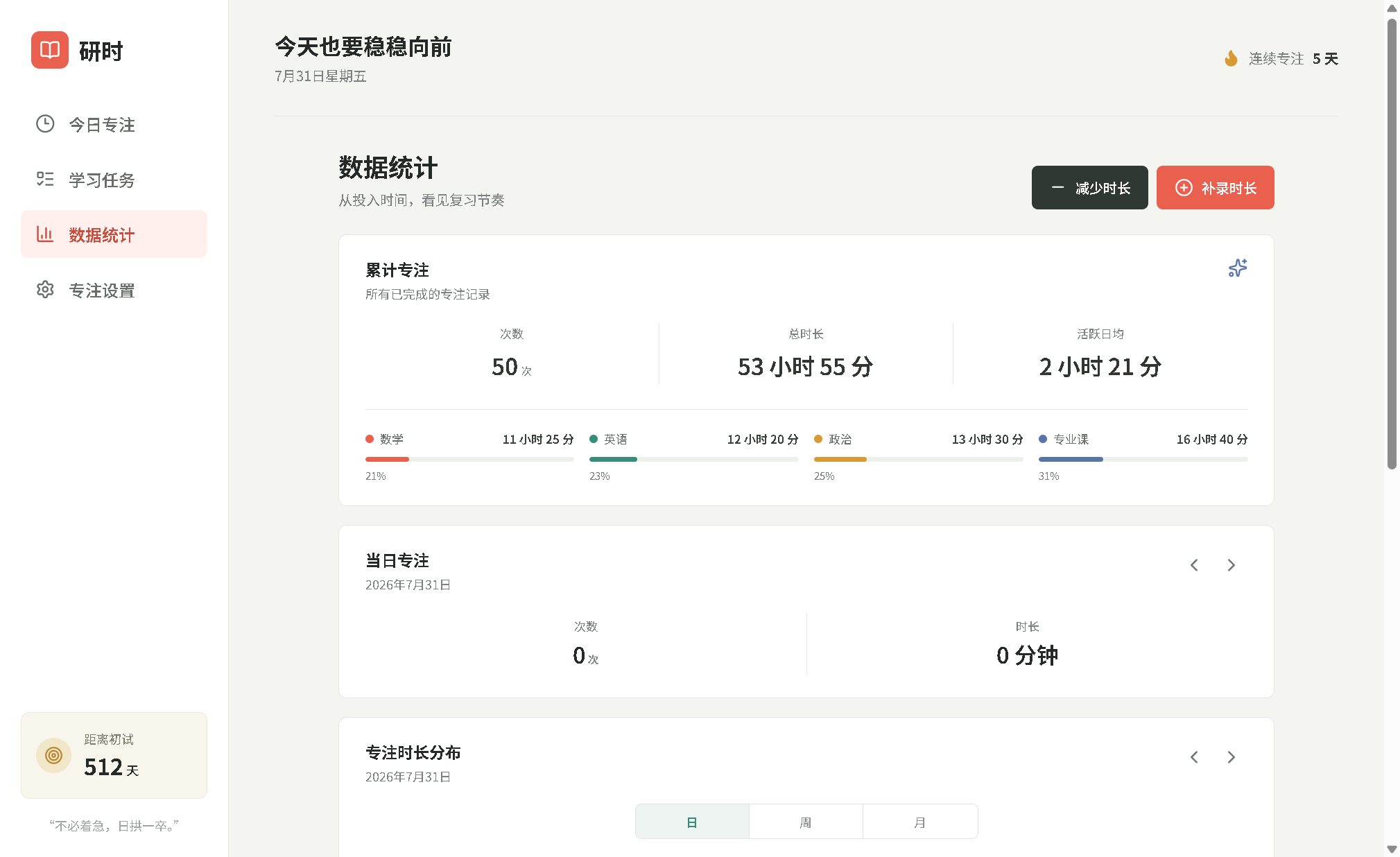 数据统计
