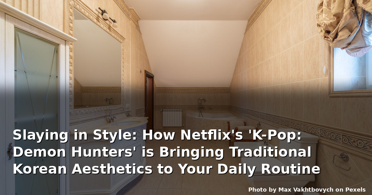 Slaying in Style: How Netflix's 'K-Pop: Demon Hunters' is Bringing Traditional Korean Aesthetics to Your Daily Routine