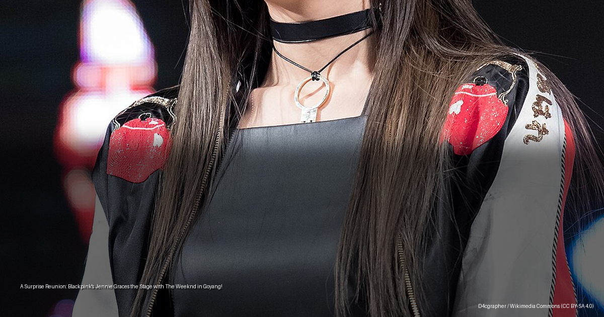 A Surprise Reunion: Blackpink's Jennie Graces the Stage with The Weeknd in Goyang!