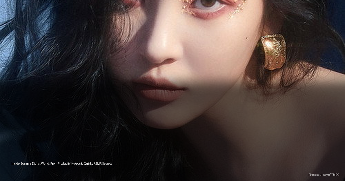 Inside Sunmi’s Digital World: From Productivity Apps to Quirky ASMR Secrets