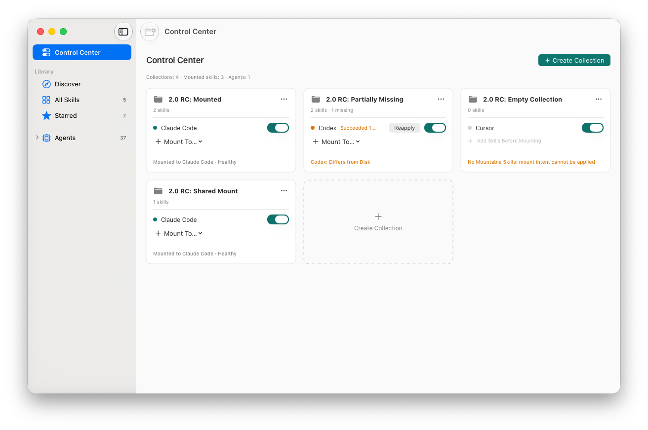 Collections Control Center