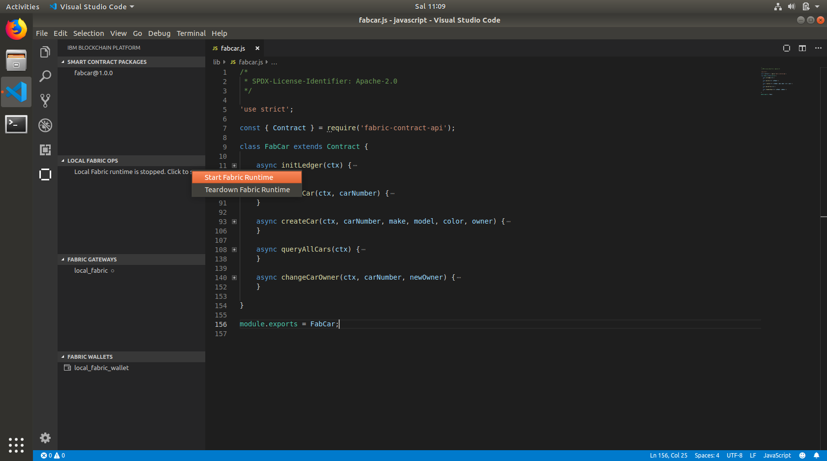 Start Fabric Runtime