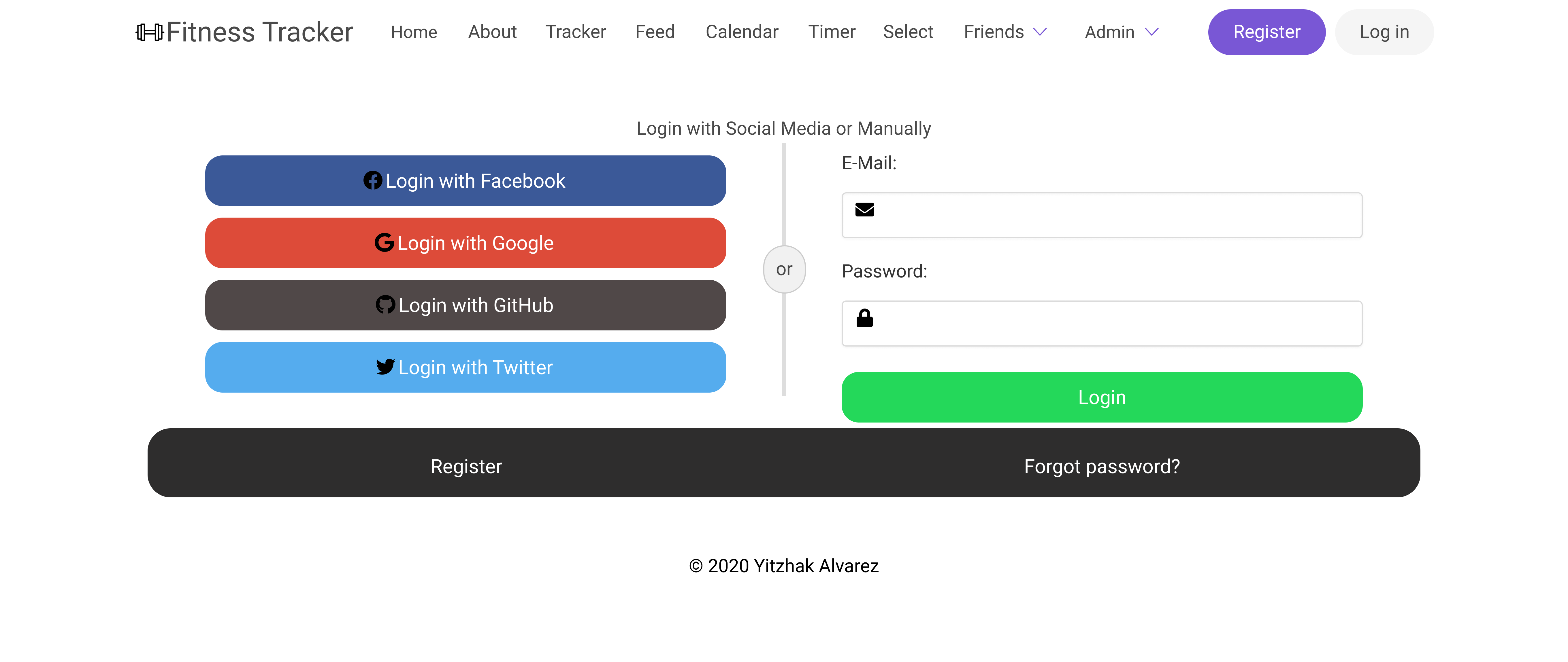 GitHub - yitzhakalvarez/FitnessTracker: Fitness Tracker, a full stack ...