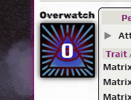 FoundryVTT Shadowrun6 OverWatch