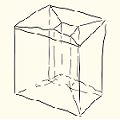 Cube with a hole (correct)