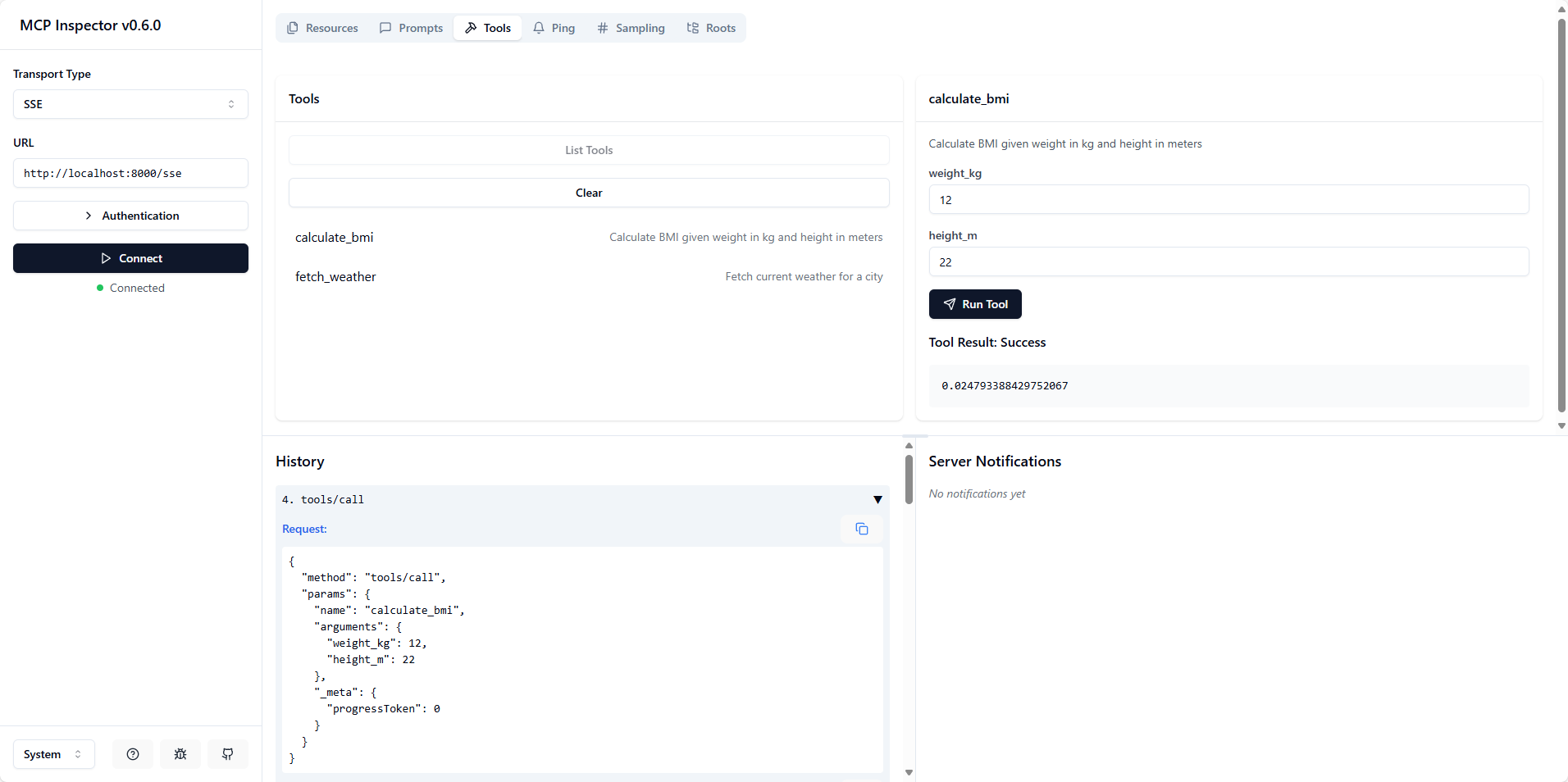 @modelcontextprotocol/inspector