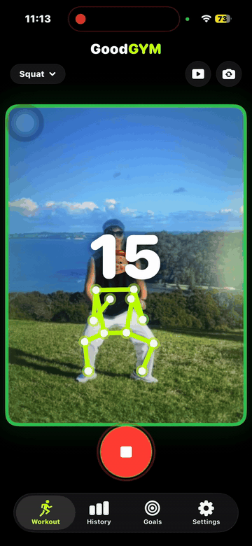 Good-GYM iOS demo