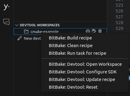 Devtool Workspace