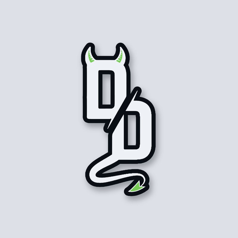DD Monogram Sticker