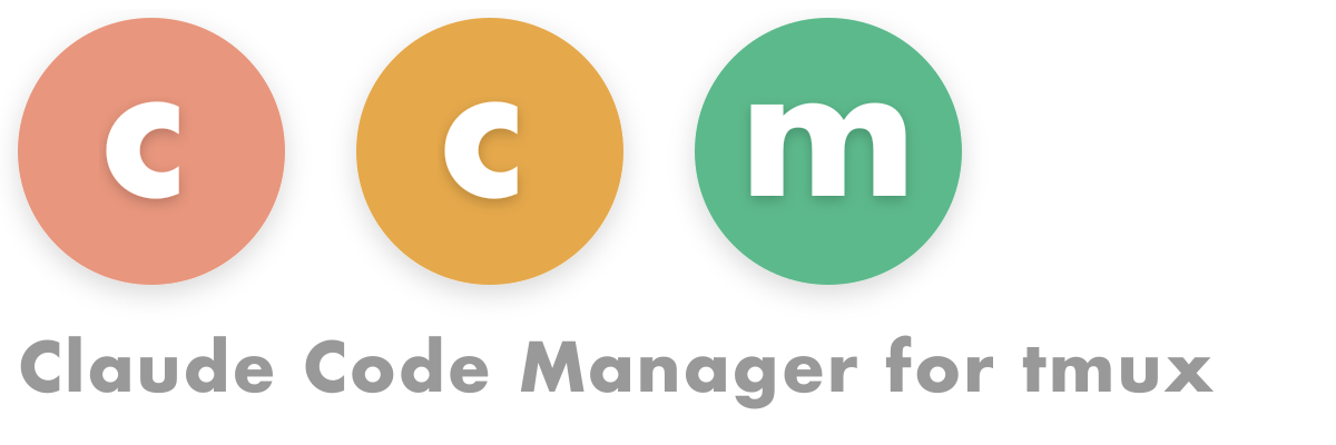 ccm — Claude Code Manager for tmux