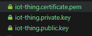 Certificates for Device