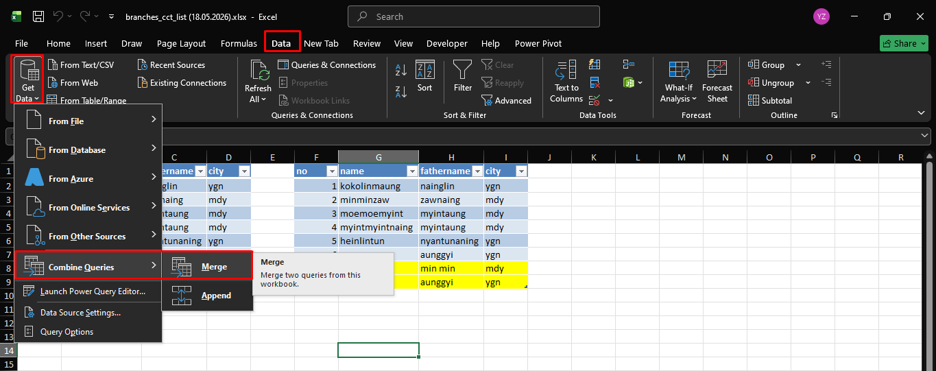SQL Output
