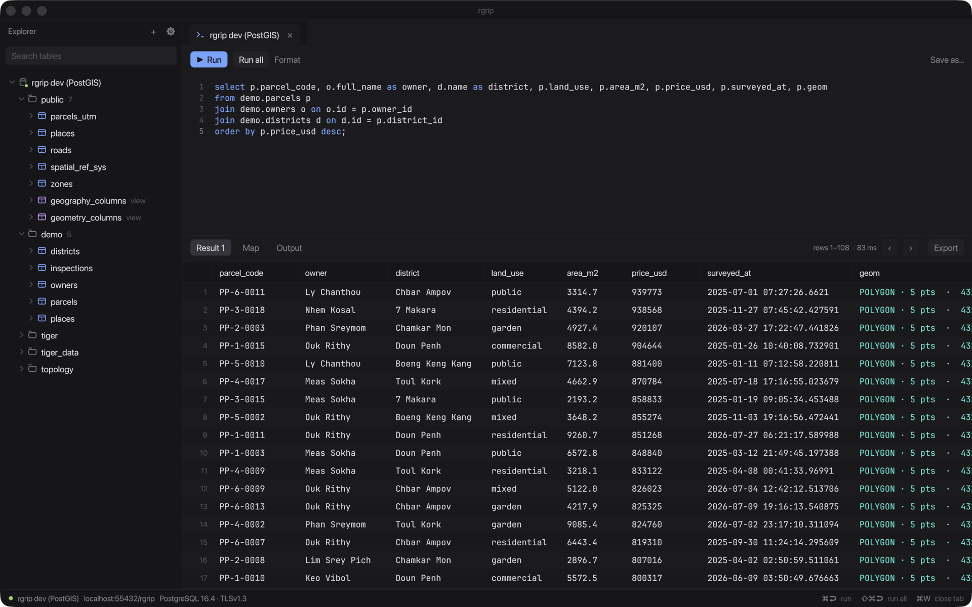 rgrip screenshot