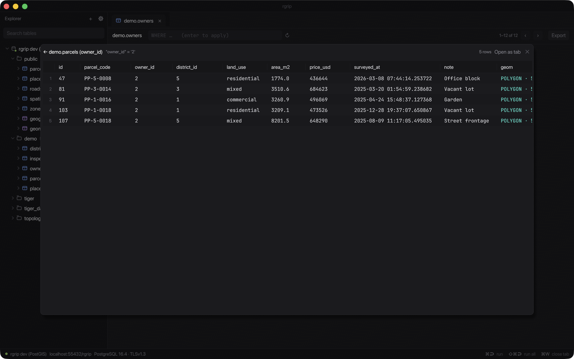 Related rows
