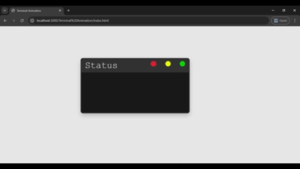 terminal-animation