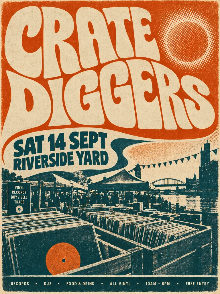GPT Image 2.5 typography poster example generated on YouArt