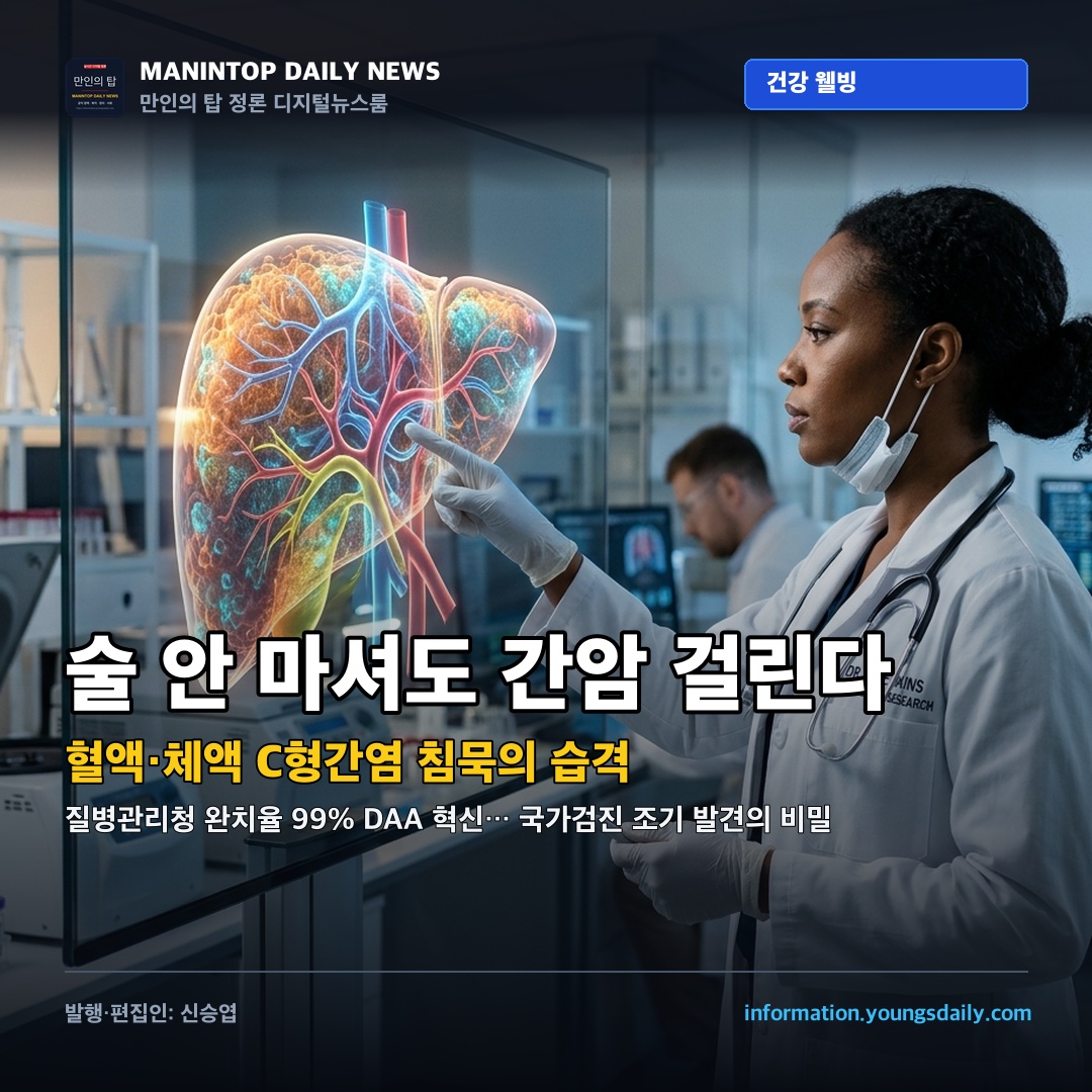 “술 안 마셔도 간암?”… 혈액·체액 타고 번지는 C형 간염과 간암 차단법