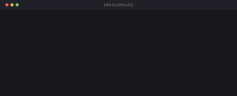 Terminal recording: sessionwiki scans 47 GB of sessions across three tools, searches every message at once, jumps to related sessions, tags them, and resumes one in its original tool