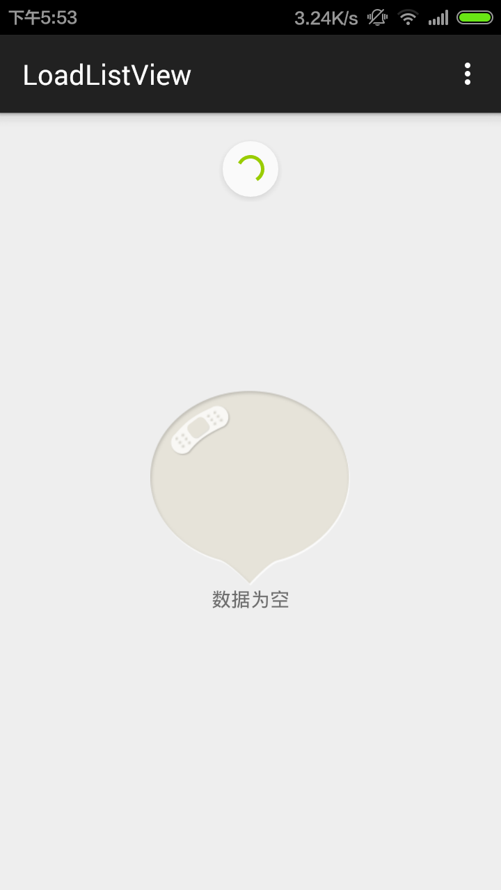 GitHub - youmu178/LoadListView: 系统默认的下拉刷新，添加了加载更多，继承一个基类就OK