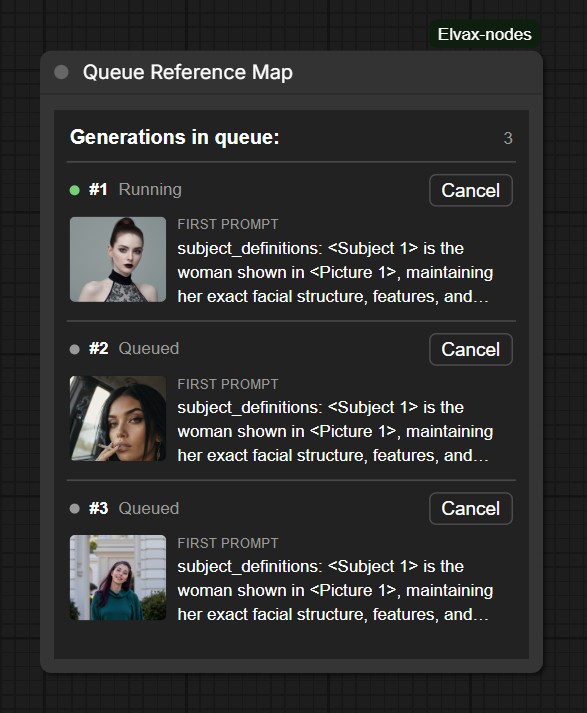 Queue Reference Map