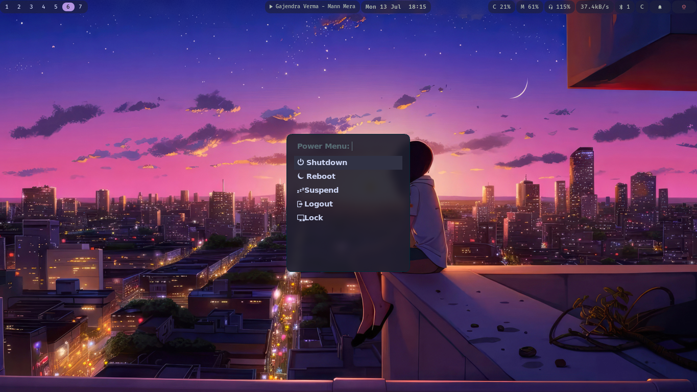 Power Menu