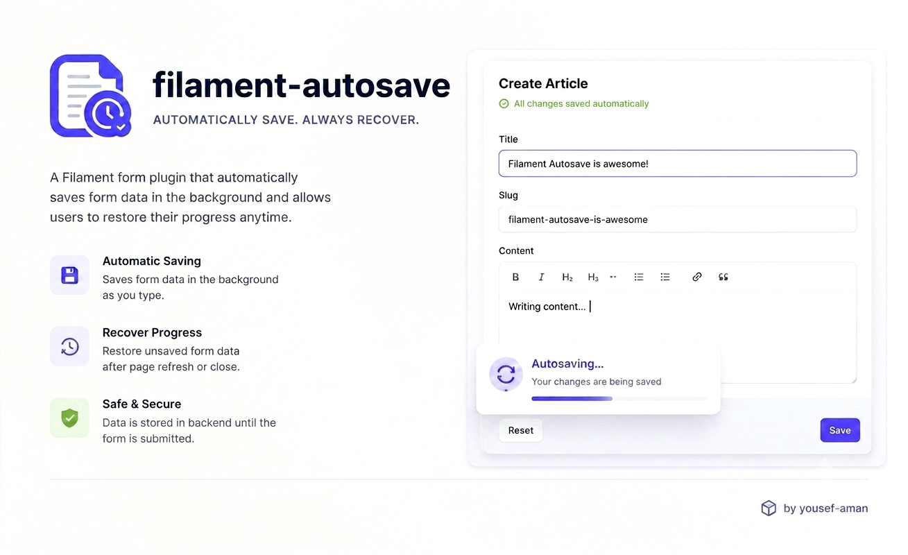 Filament Autosave Demo