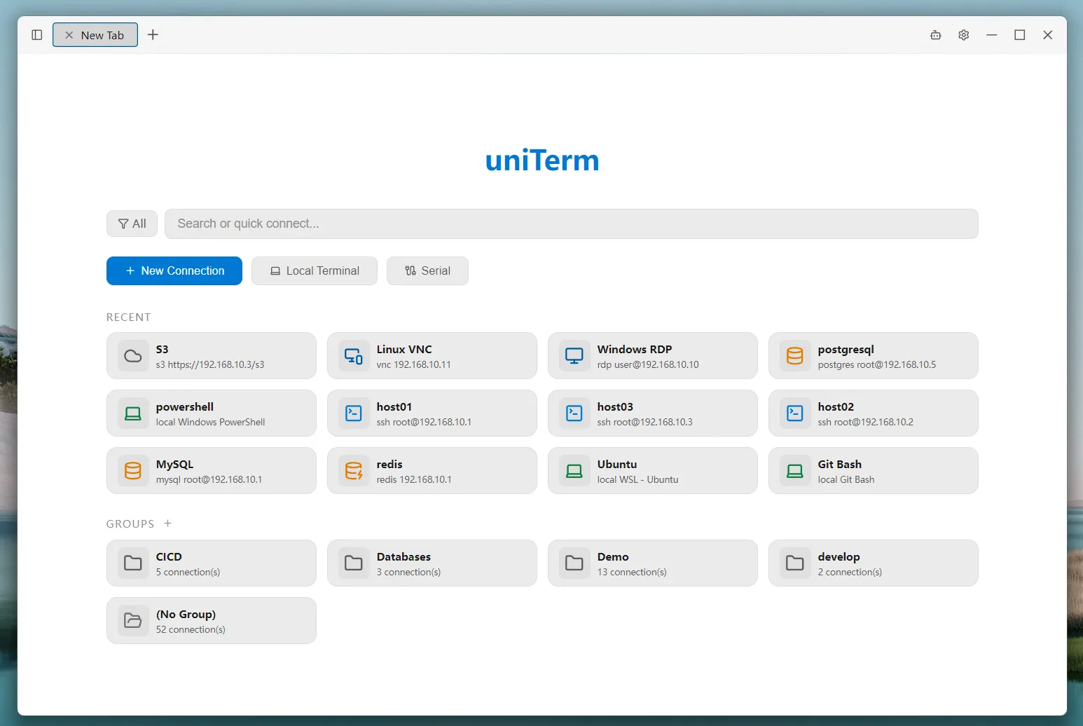 Start Page
