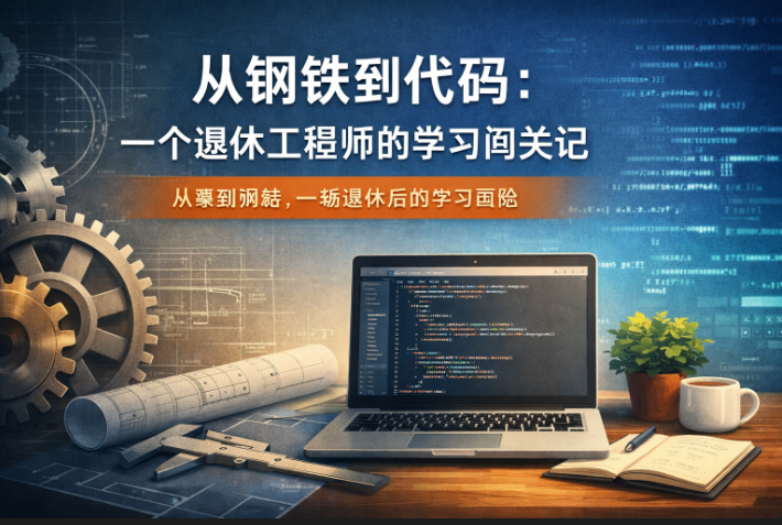 从钢铁到代码:一个退休工程师的学习闯关记