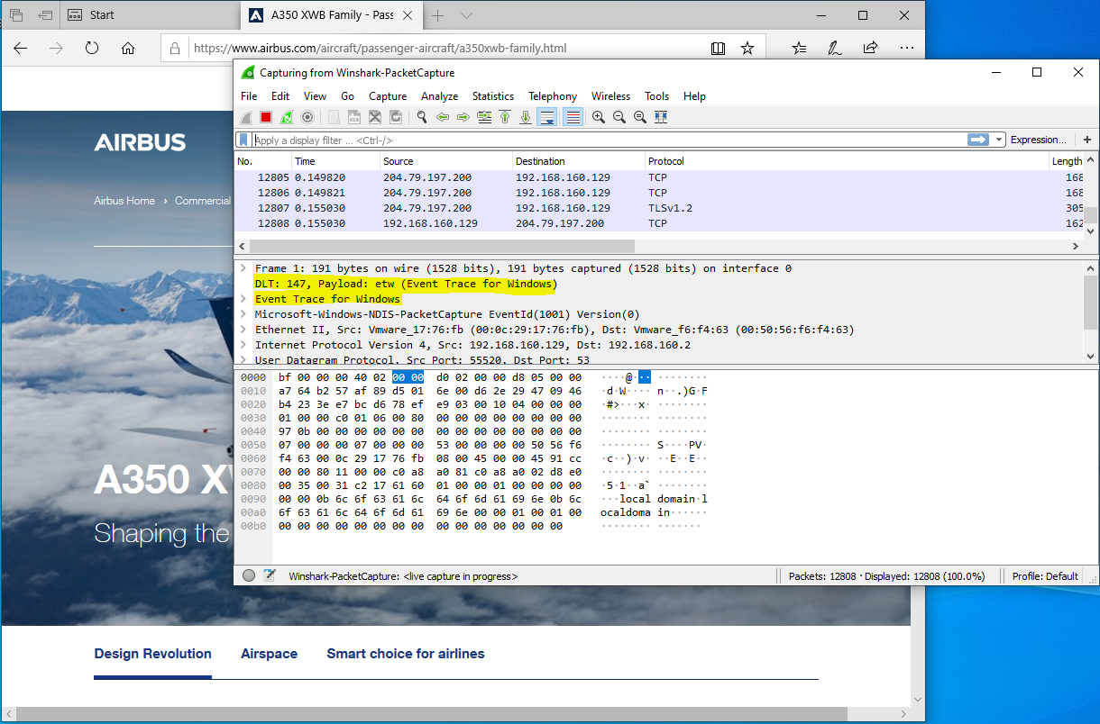 ETW packet capture