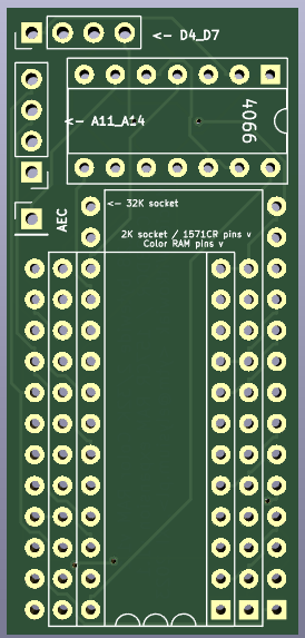 Top side of the PCB