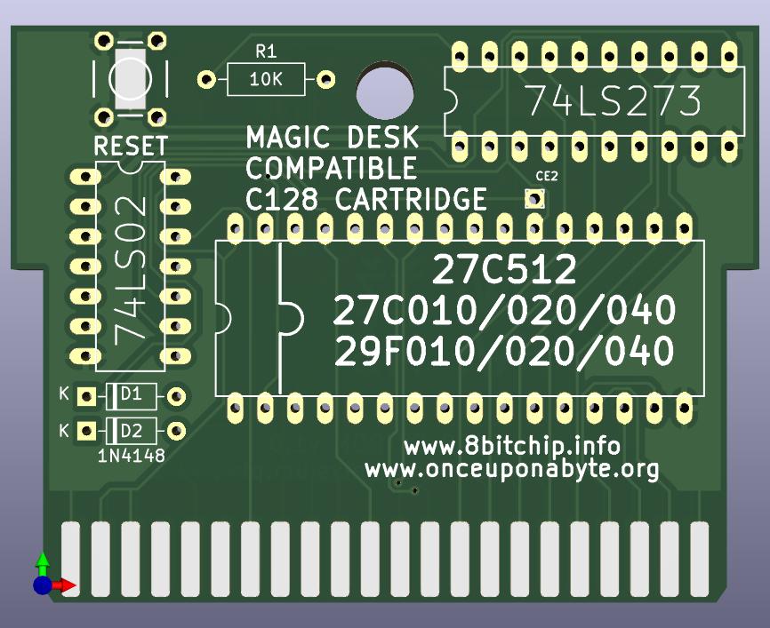 C128 External Function ROM cartridge