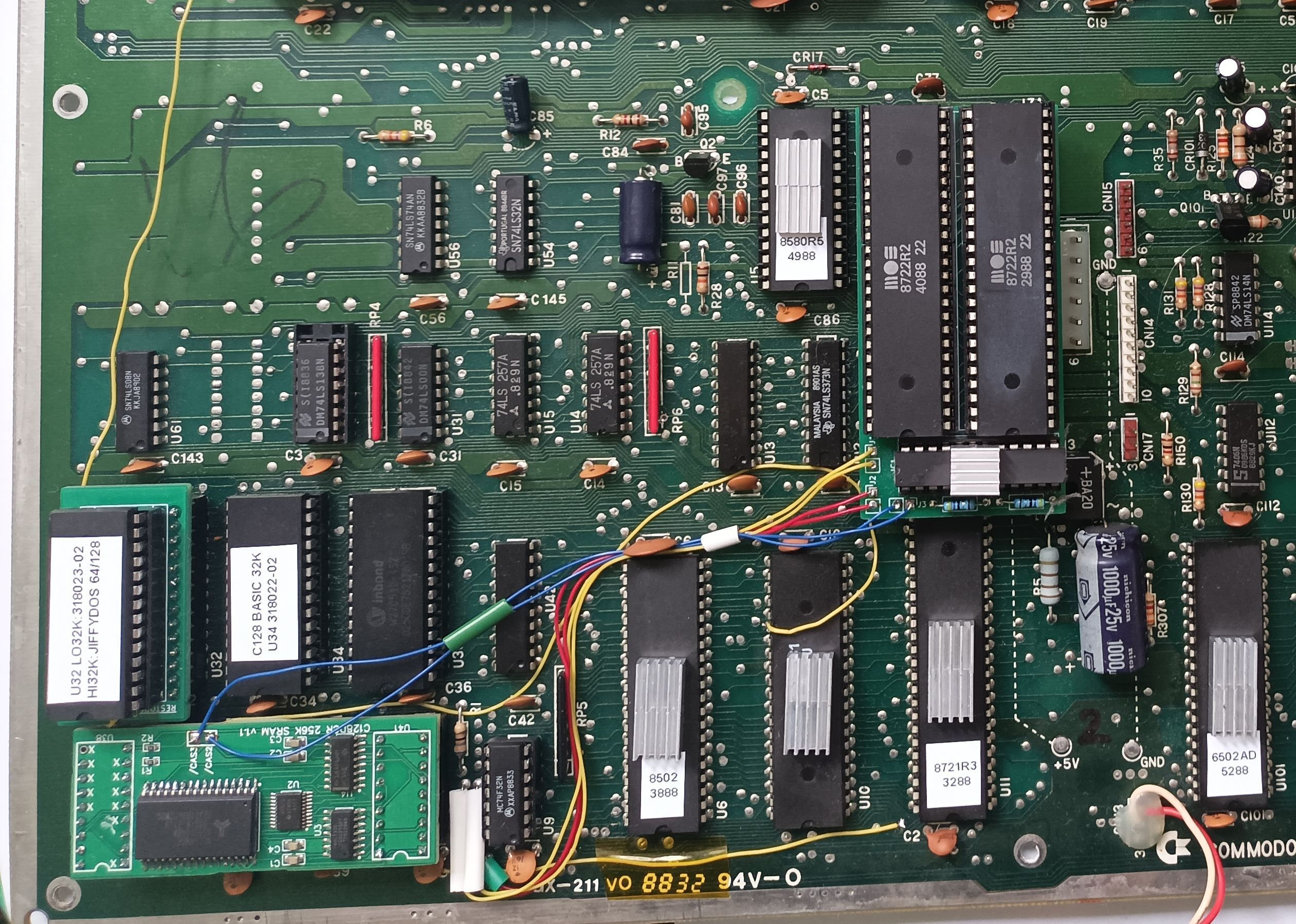 C128DCR board overview