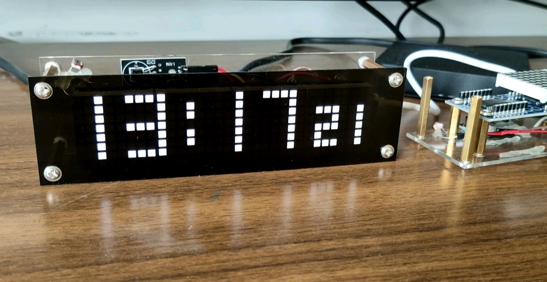 GitHub - Yuan910715/Esp8266_Wifi_Matrix_Clock: A Esp8266 Wifi Matrix Clock