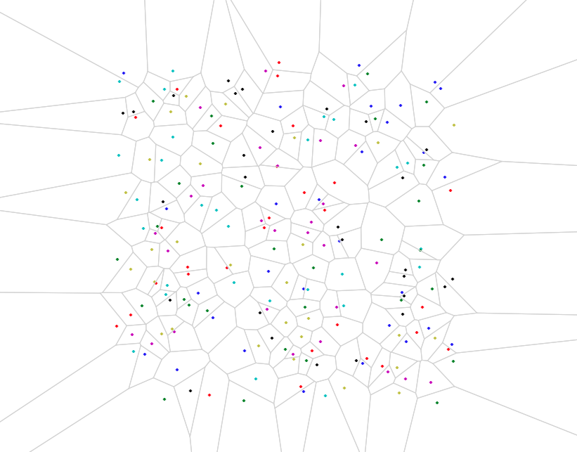 Image of Voronoi diagram